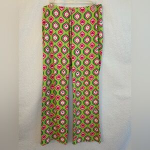 Victoria’s Secret Women’s Green Pink Pajama Pants Size: Medium
